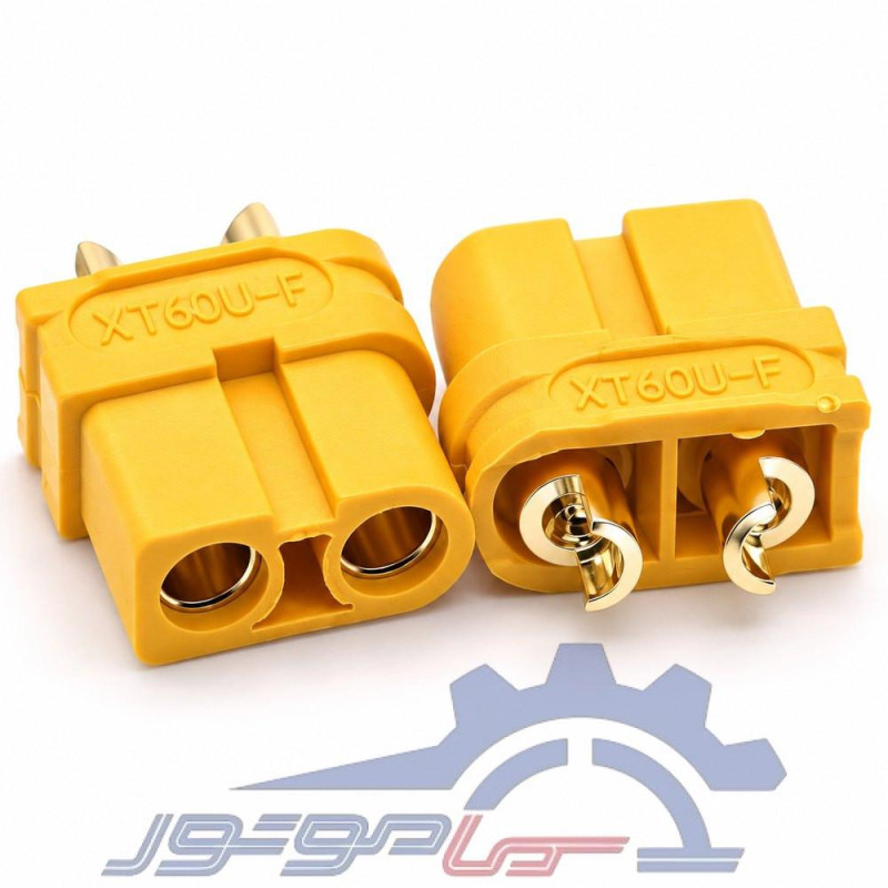 کانکتور قدرت XT60U آماس (AMASS) دو پین نری و مادگی (یک جفت)