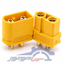کانکتور قدرت XT60U آماس (AMASS) دو پین نری و مادگی (یک جفت)