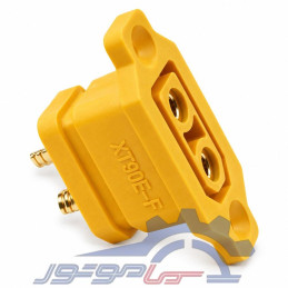 کانکتور قدرت XT90E-F آماس (AMASS) دو پین مادگی زرد