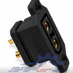 کانکتور قدرت XT90E-F آماس (AMASS) دو پین مادگی مشکی