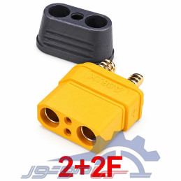 کانکتور قدرت XT90I (2+2) آماس (AMASS)  مادگی