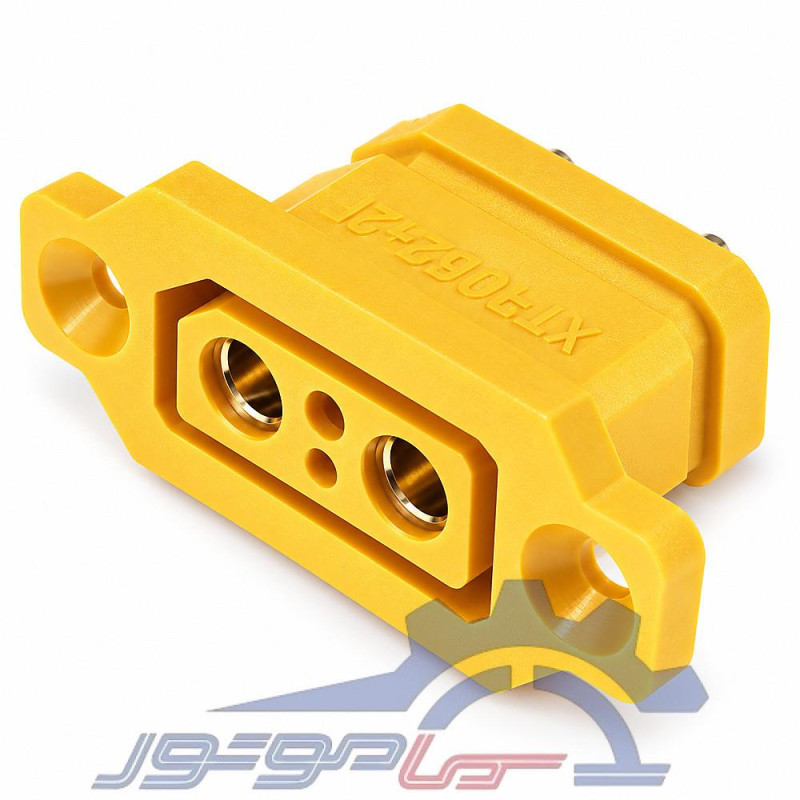 کانکتور قدرت XT90E (2+2)-F آماس (AMASS) مادگی زرد