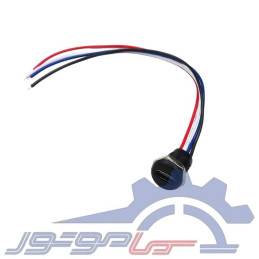 کانکتور مادگی USB 3.1 Type-c پنلی پیچی ضد آب 4 سیم