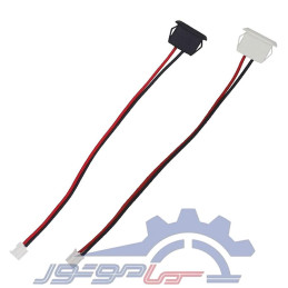 کانکتور مادگی Type-c پنلی 2 پین سیم دار ضد آب بیضی