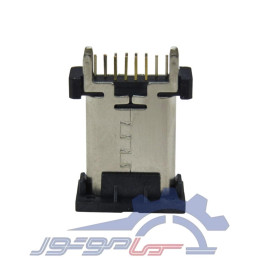 کانکتور مادگی USB 3.1 Type-c بردی 16 پین طول 12 میلیمتر