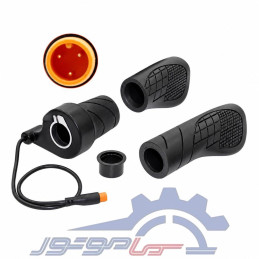 نمای بهبودیافته مجموعه دسته گاز نیم پیچ FT76X و سوکت سه پین