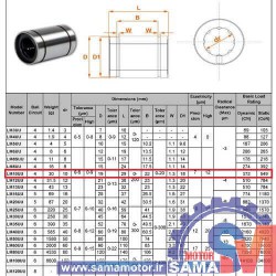 بلبرینگ خطی LM10UU  قطر 10 میلیمتر