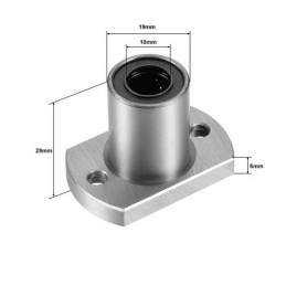 بلبرینگ خطی فلنج دار LMH10UU قطر 10 میلیمتر