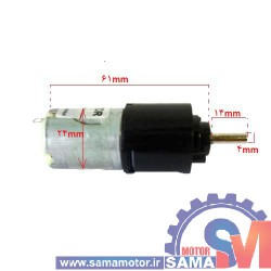 موتور dc گیربکس خورشیدی 6 ولت 50 دور