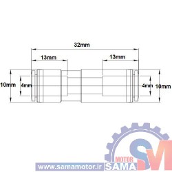 رابط  پنوماتیک واسط  4 به 4