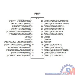 میکرو کنترلر ATMEGA168-20AU AVR SMD